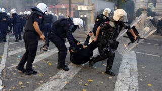 Albania rioters clash with police for Socialist government as European unrest spreads