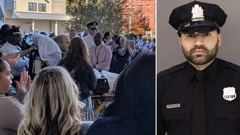 Shot 12 times in ambush that killed his partner, cop gets a powerful sendoff - Fox News