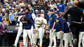 Brewers stun Dodgers, 2-1, in Game 1 as LA's offense flops with runners in scoring position - Fox News