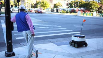 Retired professor, 78, arrested for standing in front of a delivery robot in Philly - Fox News