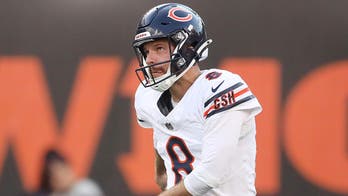 Bears kicker goes viral after trying to trip Packers receiver who decked Chicago coach on sideline