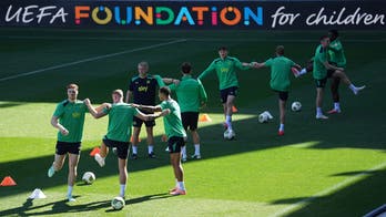 Irish soccer official clashes with Israeli journalist before Ireland meets Israel in Nations League match
