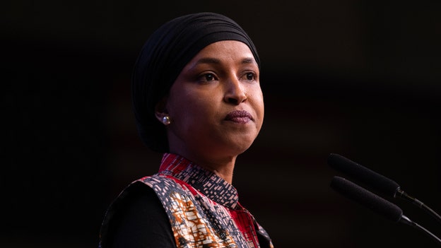 Ilhan Omar lashes out at Trump, calls president 'creep' in fiery response to name change allegations