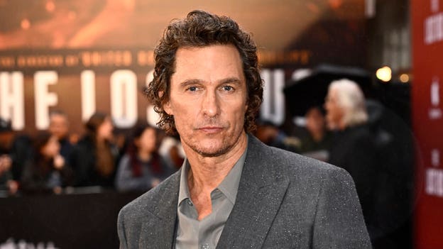 Matthew McConaughey attends The Lost Bus UK special screening at Curzon Mayfair in London.