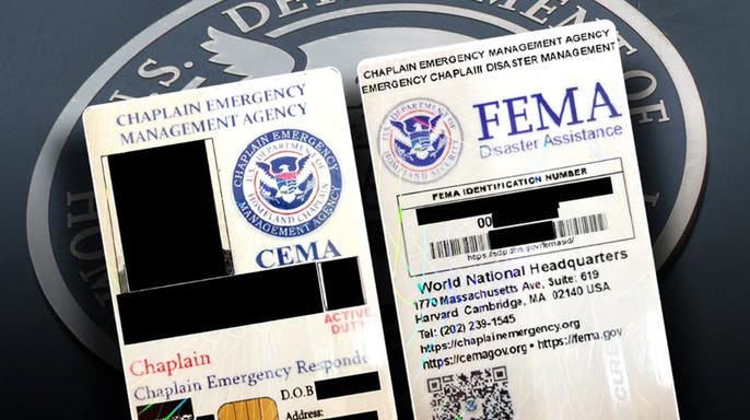 Fake certificates with DHS and FBI seals