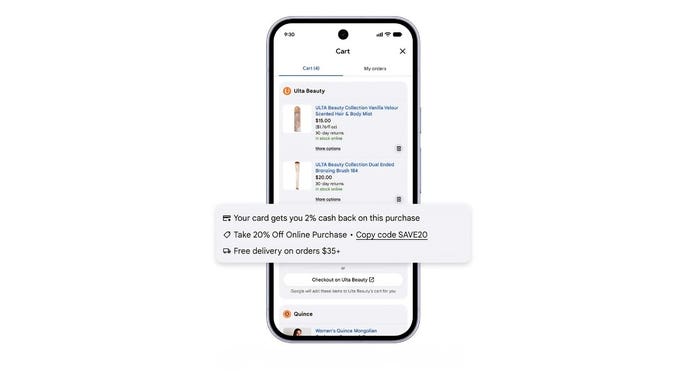 Google shopping notification