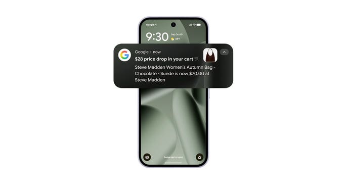 Google shopping notification
