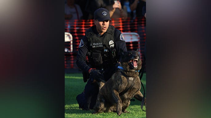 K-9 Otis and a handler