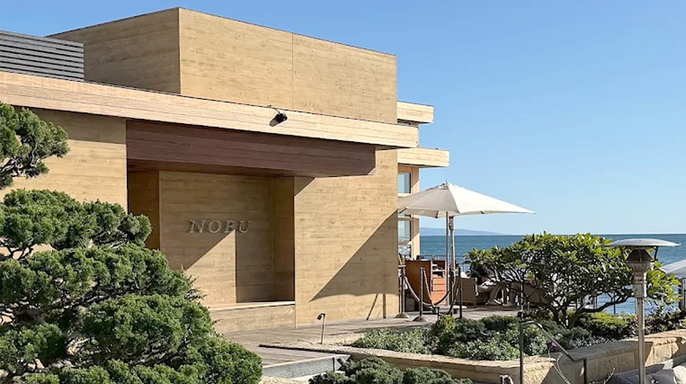 Nobu Malibu restaurant exterior in California