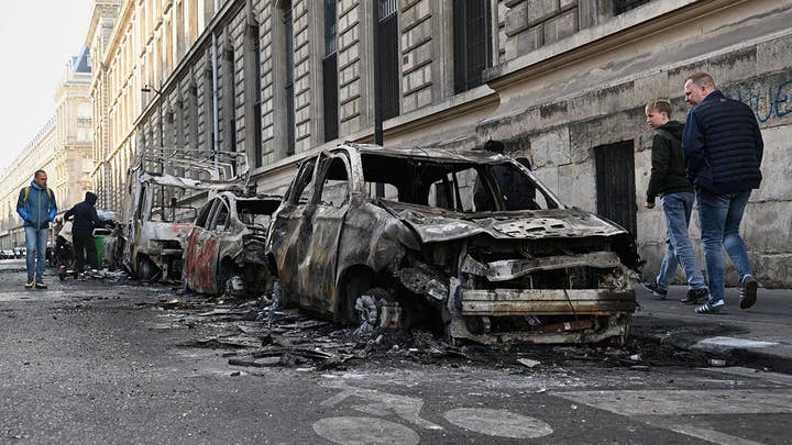Trump declares 'France is burning' as NFL monitors violence near game site - Fox News