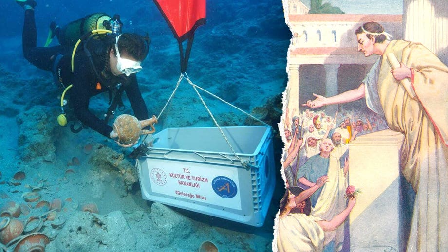 Divers uncover ancient treasures linked to Roman giant who helped shape American history
