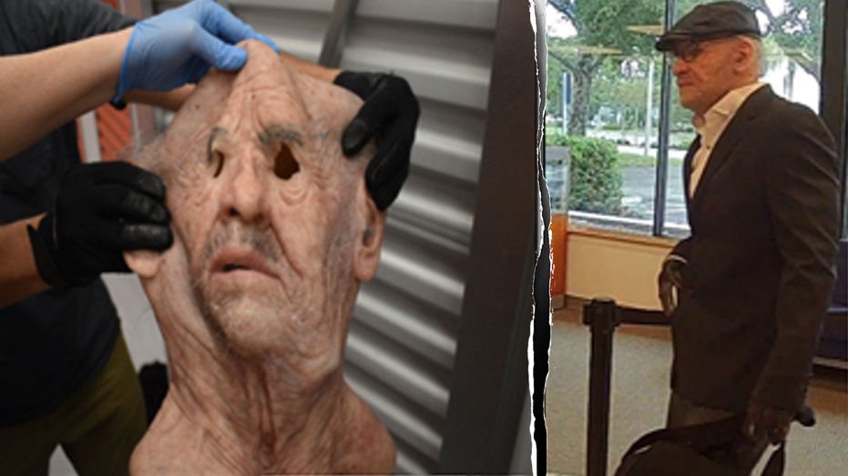 Convicted bank robber returns to old tricks with ‘old man’ mask in Florida heists, feds say