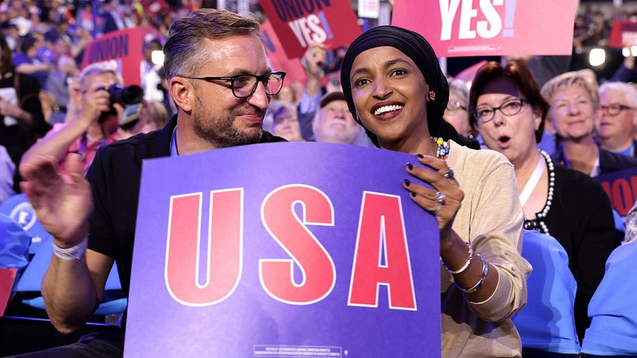 Ilhan Omar's husband snaps over rumors she fled US after federal immigration fraud raid