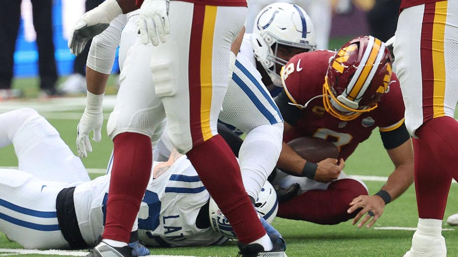 Marcus Mariota suffers knee injury against Colts in London as Commanders lose another starting QB