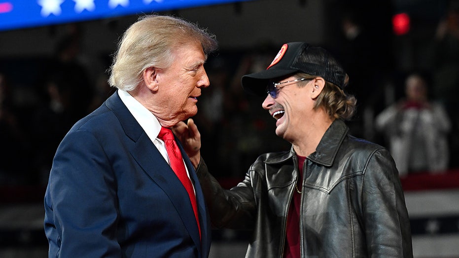 President talks 'Trump Ocean,' trades jokes with Tennessee crowd as Kid Rock kicks off sprawling rally