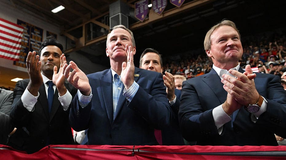 Jon Gruden fires up Trump rally crowd in Ohio as if delivering a locker room speech then delivers endorsement