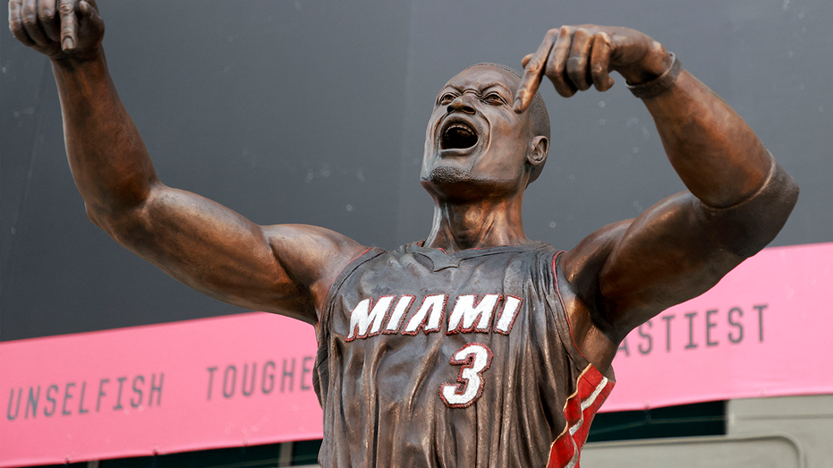 Miami Heat unveil 'enhanced' Dwyane Wade statue after original sculpture went viral for wrong reasons