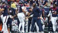 Houston Texans head coach DeMeco Ryans celebrates with QB C.J. Stroud after a TD vs. the New Orleans Saints at NRG Stadium. (Troy Taormina-USA TODAY Sports)