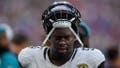 LONDON, ENGLAND - OCTOBER 8: Foley Fatukasi of Jacksonville Jaguars looks on during the NFL match between Jacksonville Jaguars and Buffalo Bills at Tottenham Hotspur Stadium on October 8, 2023 in London, England. (Photo by Vincent Mignott/DeFodi Images via Getty Images)