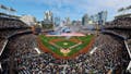 SAN DIEGO, CALIFORNIA - MARCH 28: A general view of PETCO Park during the signing of the national anthem prior to the Opening Day game between the San Diego Padres and the San Francisco Giants at Petco Park on March 28, 2024 in San Diego, California. (Photo by Brandon Sloter/Getty Images)