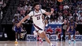 Gonzaga Bulldogs SF Anton Watson grabs a loose ball during the first round of the 2024 NCAA Tournament vs. the McNeese State Cowboys at Vivint Smart Home Arena-Delta Center in Utah. (Gabriel Mayberry-USA TODAY Sports)