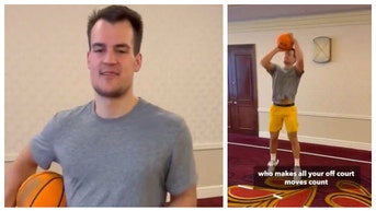 March Madness Star Jack Gohlke Shoots NIL Commercial From Hotel Lobby, And It's Perfect