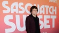 Jesse Eisenberg talked about his new movie 'Sasquatch Sunset' that is making grossed-out audiences run to the exits. (Getty Images)