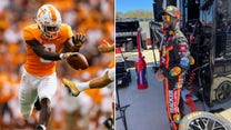 Former college football player chases new dream as NASCAR tire changer