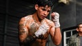 DALLAS, TEXAS - APRIL 09: Ryan Garcia in action during a media workout at World Class Boxing Gym on April 09, 2024 in Dallas, Texas. (Photo by Sam Hodde/Getty Images)