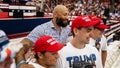 ST CLOUD, MINNESOTA - JULY 27: Republican candidate for Senate Royce White (C) poses for a photo before a rally featuring U.S. Republican Presidential nominee former President Donald Trump and Republican vice presidential nominee U.S. Sen. J.D. Vance (R-OH) at Herb Brooks National Hockey Center on July 27, 2024 in St Cloud, Minnesota. Trump hopes to flip the state of Minnesota this November, which hasn't been carried by a Republican in a presidential election since 1972. (Photo by Stephen Maturen/Getty Images) - Fox News
