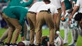 Sep 12, 2024; Miami Gardens, Florida, USA; A members of the Miami Dolphins training staff attend to quarterback Tua Tagovailoa (1) after an apparent injury during the second half against the Buffalo Bills at Hard Rock Stadium. Mandatory Credit: Jasen Vinlove-Imagn Images - Fox News