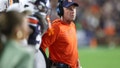 Sep 14, 2024; Auburn, Alabama, USA; Auburn Tigers head coach Hugh Freeze watches a replay on the video board during the second quarter against the New Mexico Lobos at Jordan-Hare Stadium. Mandatory Credit: John Reed-Imagn Images - Fox News