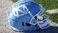MOBILE, AL - JANUARY 31: A general view of a North Carolina Tar Heels helmet during the National team practice for the Reese's Senior Bowl on January 31, 2024 at Hancock Whitney Stadium in Mobile, Alabama.  (Photo by Michael Wade/Icon Sportswire via Getty Images) - Fox News