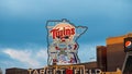 Jul 6, 2015; Minneapolis, MN, USA; A general view of the Minnesota Twins logo in a game between the Minnesota Twins and Baltimore Orioles at Target Field. The Minnesota Twins beat the Baltimore Orioles 4-2. Mandatory Credit: Brad Rempel-USA TODAY Sports - Fox News