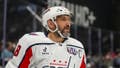SALT LAKE CITY, UT - NOVEMBER 18: Washington Capitals Left Wing Alex Ovechkin (8) as seen during an NHL game between the Washington Capitals and the Utah Hockey Club on November 18, 2024 at the Delta Center in Salt Lake City, UT.(Photo by Aaron Baker/Icon Sportswire via Getty Images) - Fox News