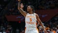 Tennessee guard Zakai Zeigler (5) smiles after scoring a three-pointer during an NCAA basketball game between the Tennessee Volunteers and UT Martin Skyhawks at Thompson-Boling Arena at Food City Center on Wednesday, Nov. 27, 2024. Mandatory Credit: Angelina Alcantar/USA TODAY NETWORK via Imagn Images - Fox News