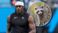 A reporter got to taste some of Panthers receiver Zavier Legette's homemade Christmas Raccoon. (Jim Dedmon-Imagn Images) - Fox News