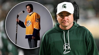 Spartans Football Coach Jonathan Smith Takes Shots From NHL Prospect - Fox News