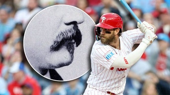 Phillies Star Bryce Harper Unveils New Mustache That Would Look Right At Home In the 1890s - Fox News
