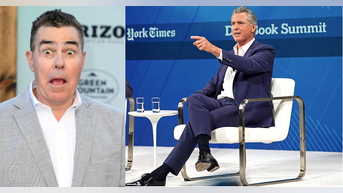 Adam Carolla Schools Bill Maher On Gavin Newsom’s ‘Deep Knee Cross’ — It's Peak Liberal Signaling - Fox News