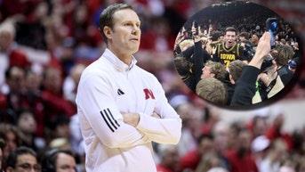 Nebraska Coach Takes Swipe At Iowa Fan's Phone During Court Storm, Ends Up Hitting Assistant Coach Instead - Fox News