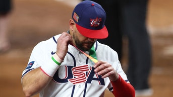 Kyle Schwarber Rips Off His Loser Silver Medal After Failed WBC - Fox News