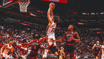Tyler Herro, Jaime Jaquez lead Heat to win over Bulls in NBA play-in game