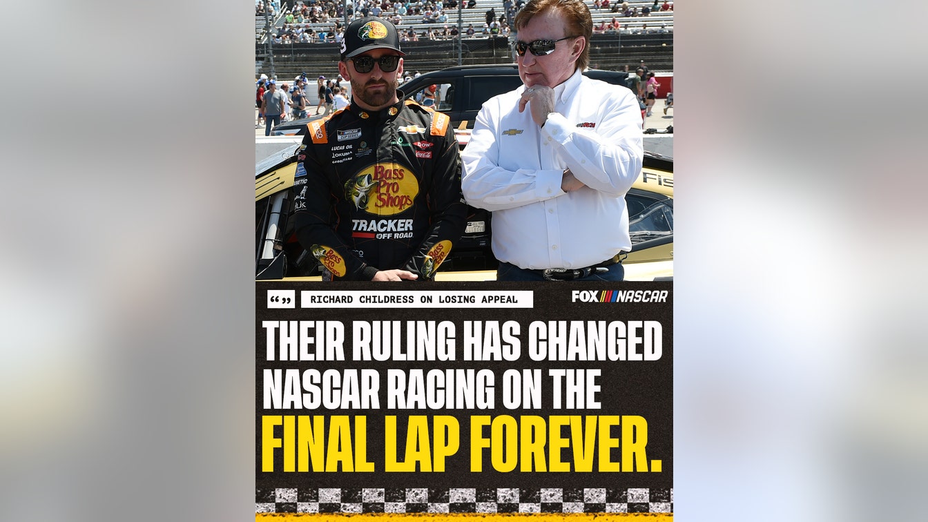 NASCAR Ruling Impacts Racing Forever, Says Disappointed Childress